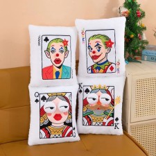 小红书爆款扑克牌毛绒抱枕靠垫,亿天玩具厂 小红书爆款扑克牌毛绒抱枕靠垫,亿天玩具厂