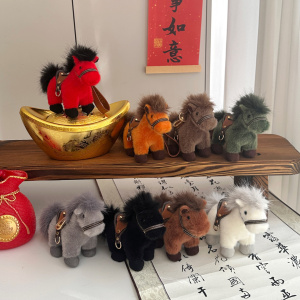 战马八骏马公仔小马