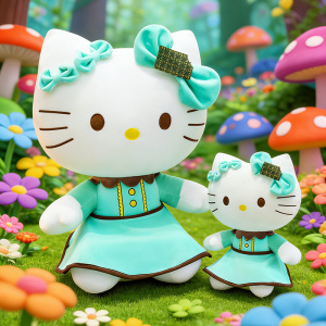 可爱清新薄荷巧克力KT猫送女友礼物